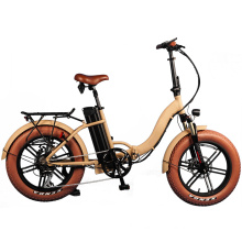 New Model Electric Bike 500W/750W Fat Tire Foldable Electric Bicycle/ Folding E Bike
